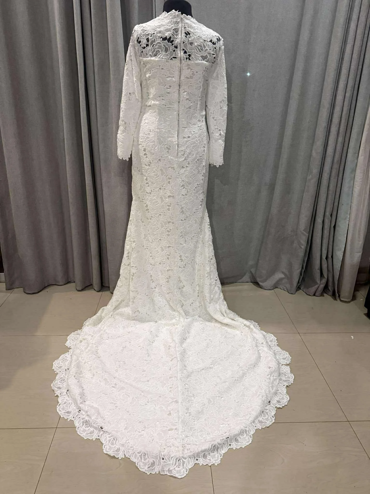 Lace Wedding Dress with Split (8).jpg