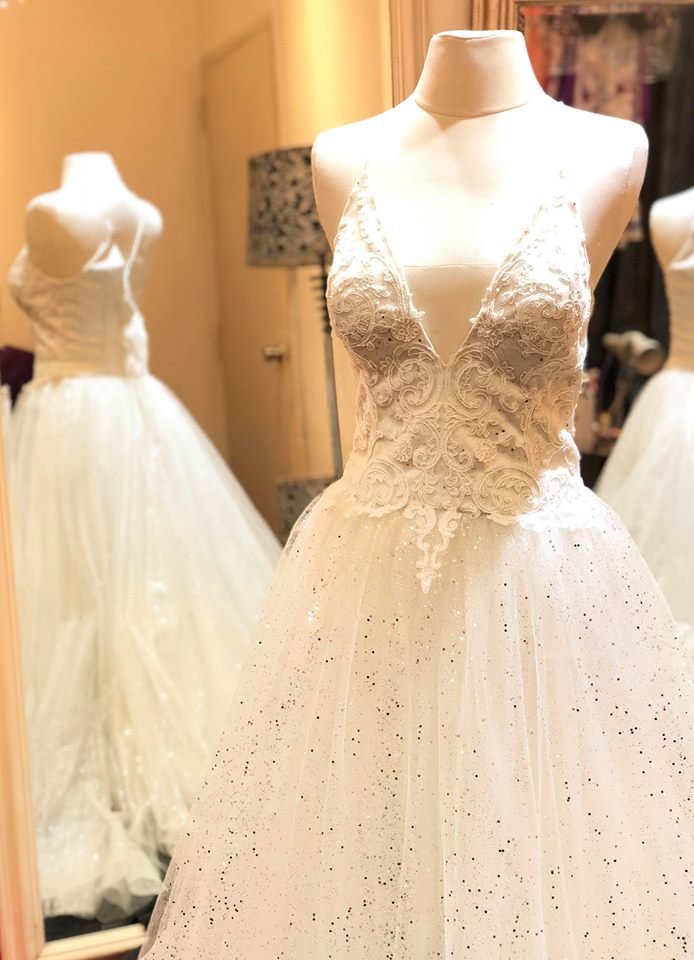Order 167 Sparkly Princess Wedding Dress "Cinderella on the Swan River"For Perth Bride Jess