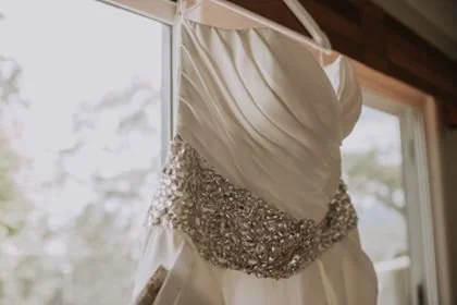 Order 172 Satin Sweetheart hand Beaded Crystal Wedding Dress With Pockets Diamonds Under The Southern Cross Wedding Dress WITH POCKETS For Bride Caroline In Qld