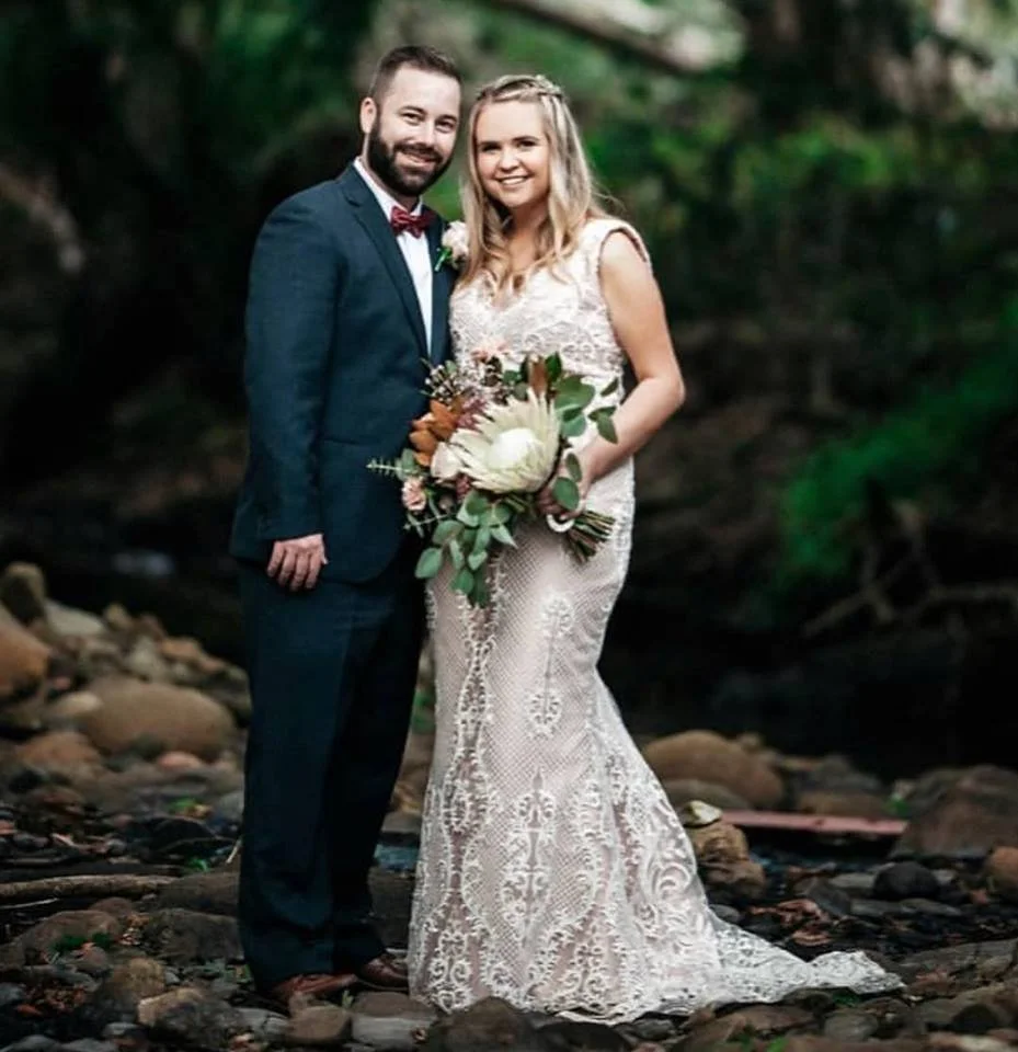 Order 174 Boho Wedding Dress A Shimmer of Love In Rose Gold
