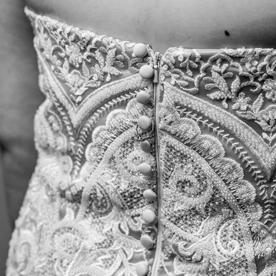 Order 188 Hand Beaded Mermaid Wedding Dress