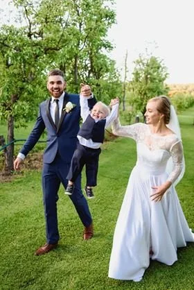 Order 198 French Lace Satin 1950s Sleeve Wedding Dress With Pockets for Beautiful Bride Jess Who Desig (13).jpg