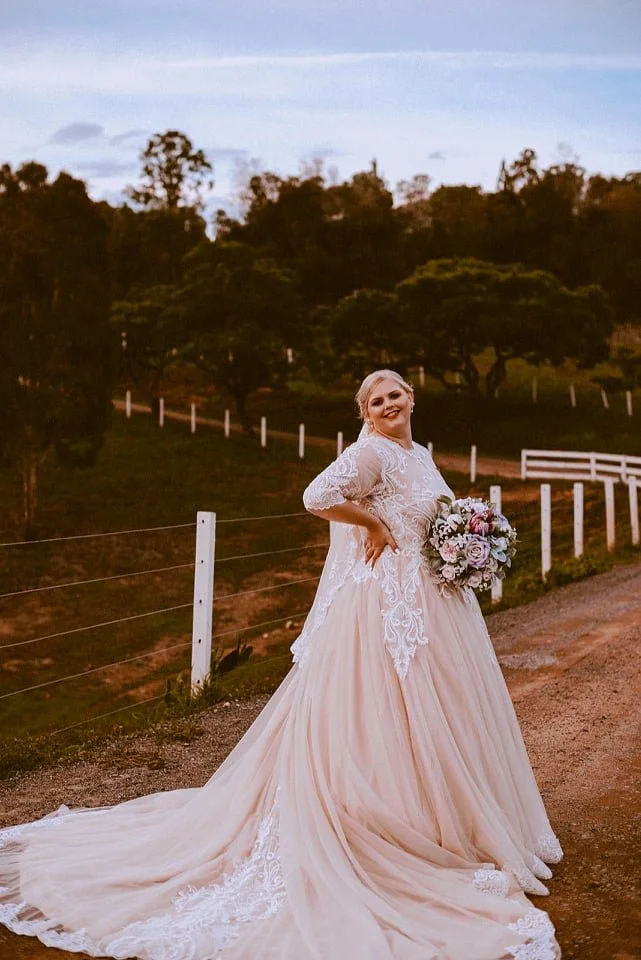 Order 246 Gold and White Lace Wedding Dress with, pockets and matching veil Queen on The Gold Plains