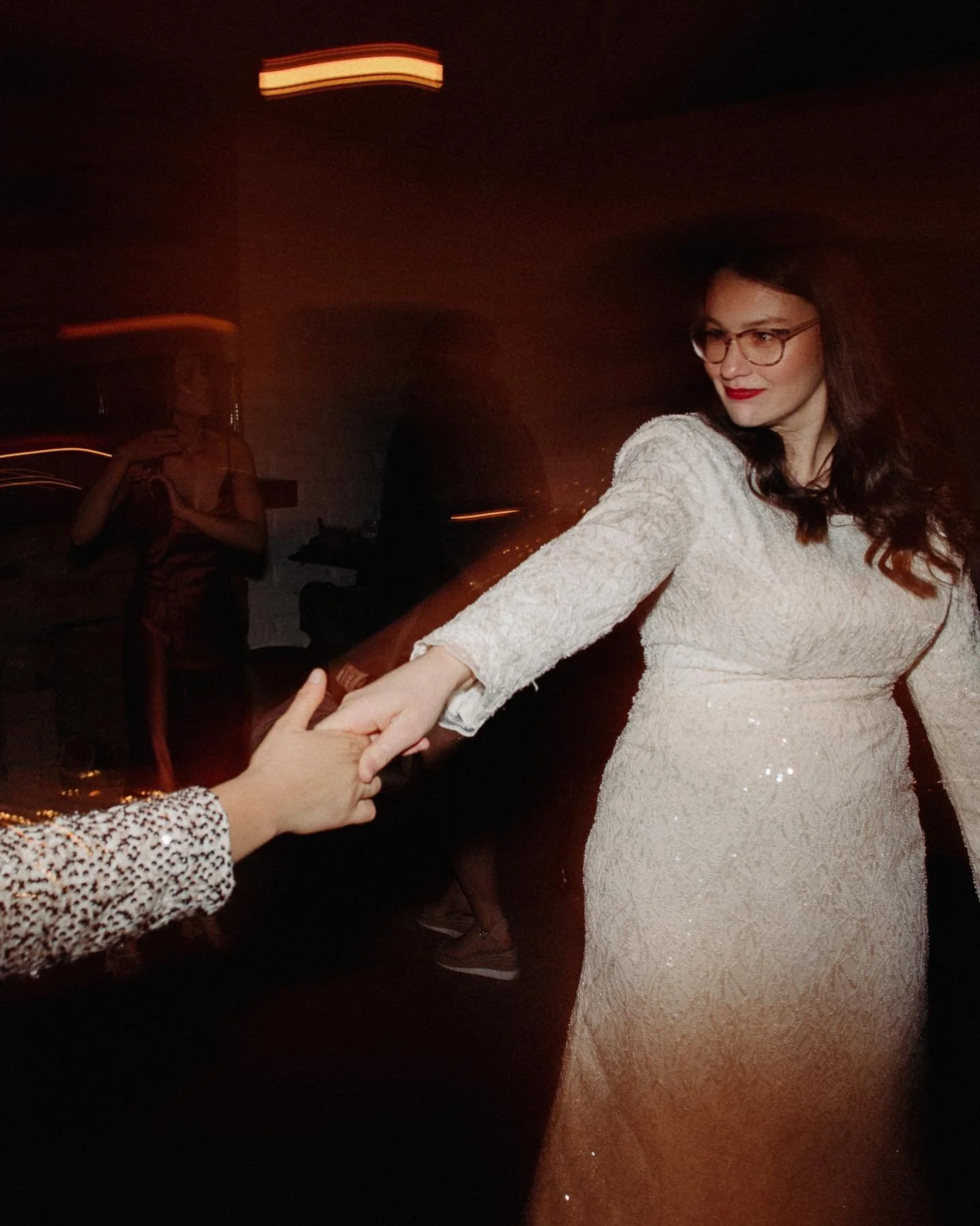Order 297 Crepe Beaded Wedding Dress with Matching Veil (Old Hollywood Glam)