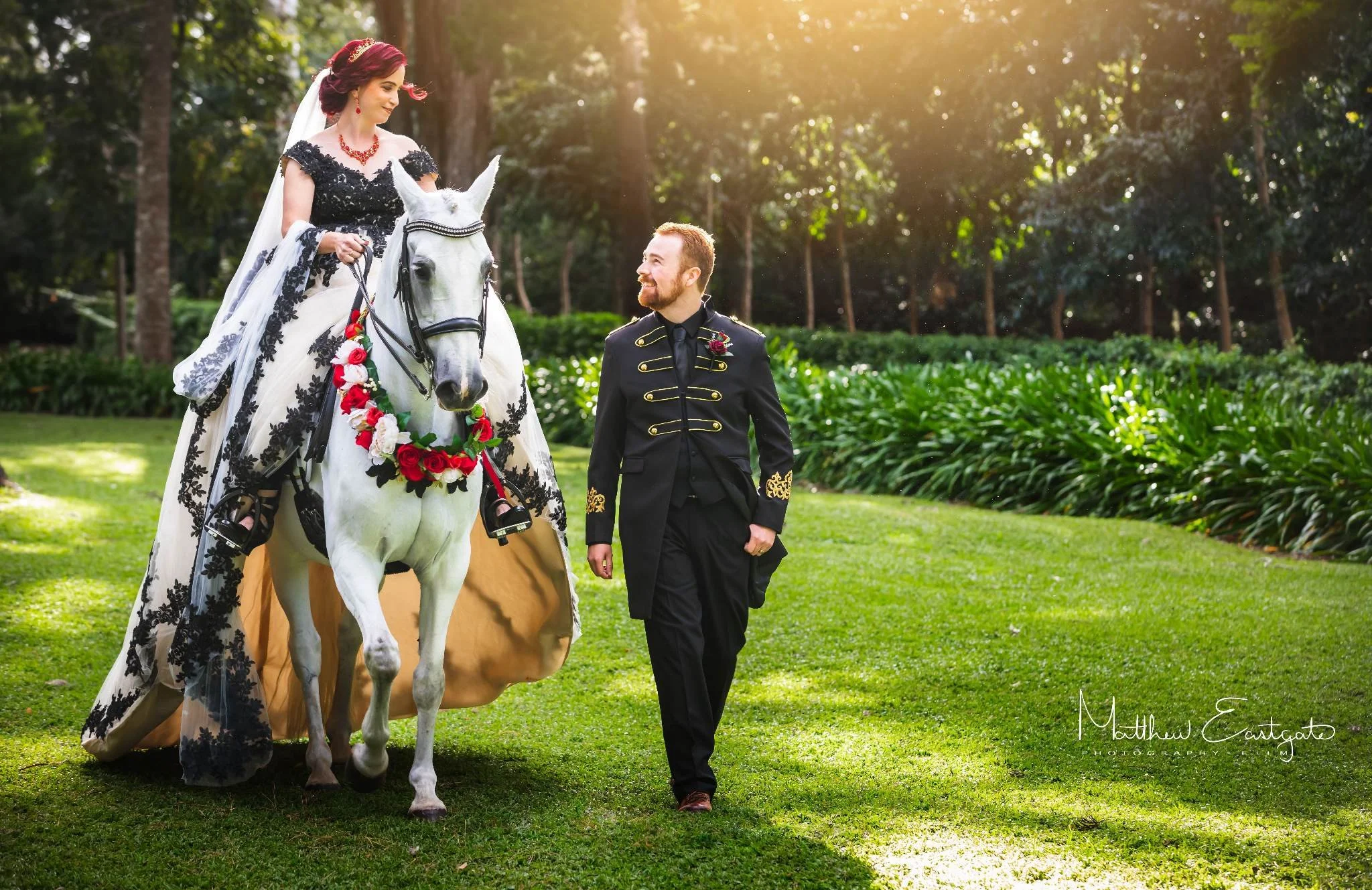Champagne and Black Lace Wedding Dress  A BRIDE TO BE. DARE TO BE DIFFERENT