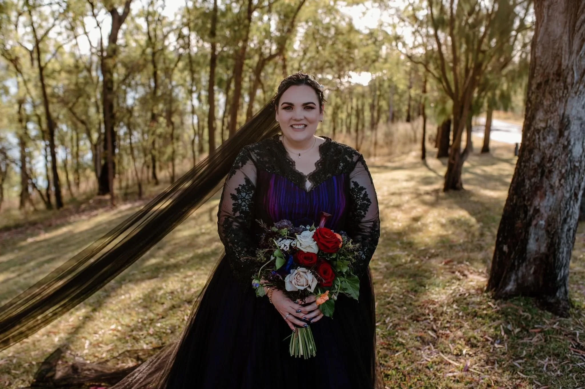 purple-black-wedding-dress-with-pockets-matching-veil-and-flower-girl A BRIDE TO BE. DARE TO BE DIFFERENT purple-black-wedding-dress-with-pockets-matching-veil-and-flower-girl A BRIDE TO BE. DARE TO BE DIFFERENT