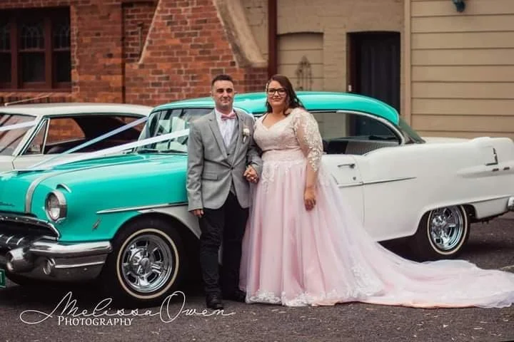 Order 308 Blush Wedding Dress With &nbsp;Ivory Hand Beaded Lace , Pockets and Matching Veil