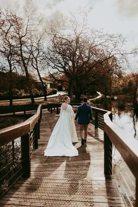 Ivory Princess Wedding Dress Cathedral Train With Pearl Back ,Sleeves, With Matching Pearl Veil and Pockets (18).jpg