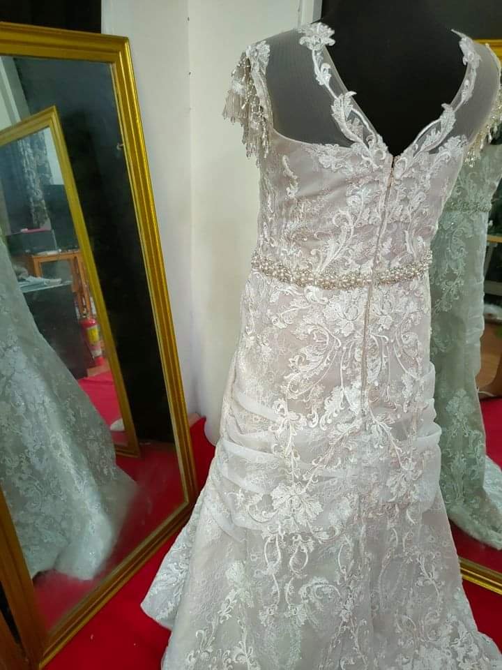 Roaring Twenties Beaded Pearl and, Diamante and Crystal Beads Fit and Flare Wedding Dress (30).jpeg