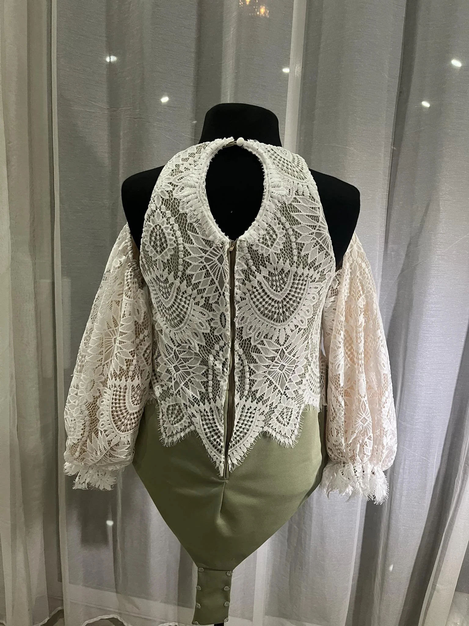 Order 506 Boho Lace Wedding Leotard