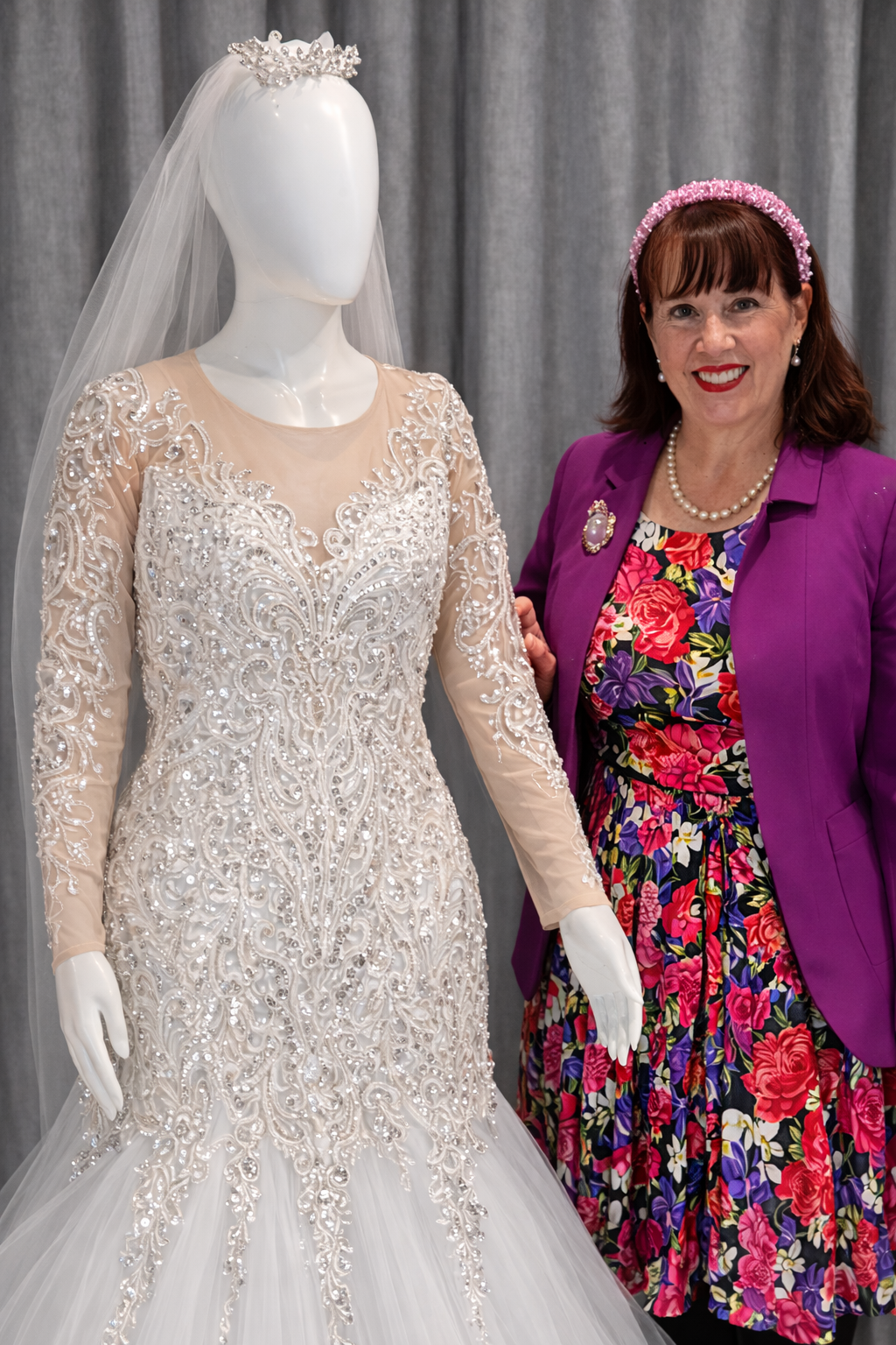 Order 522 Beaded Mermaid Wedding Dress