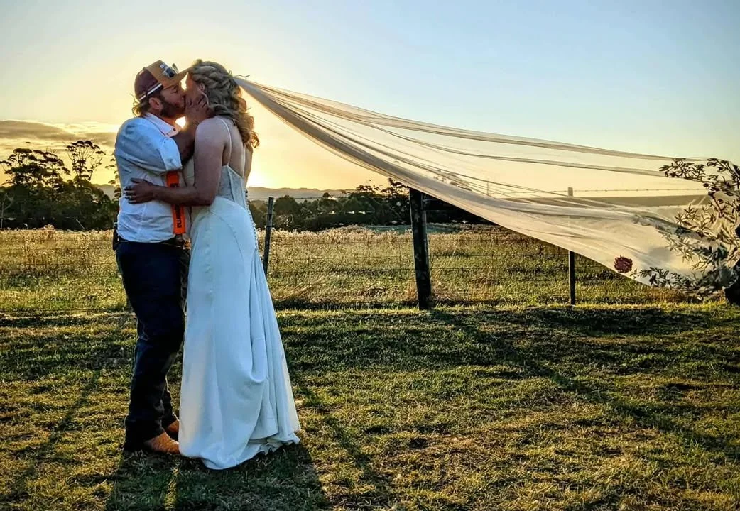 Order 607 – Custom Embroidered Floral Wedding Veil | Australian Designer