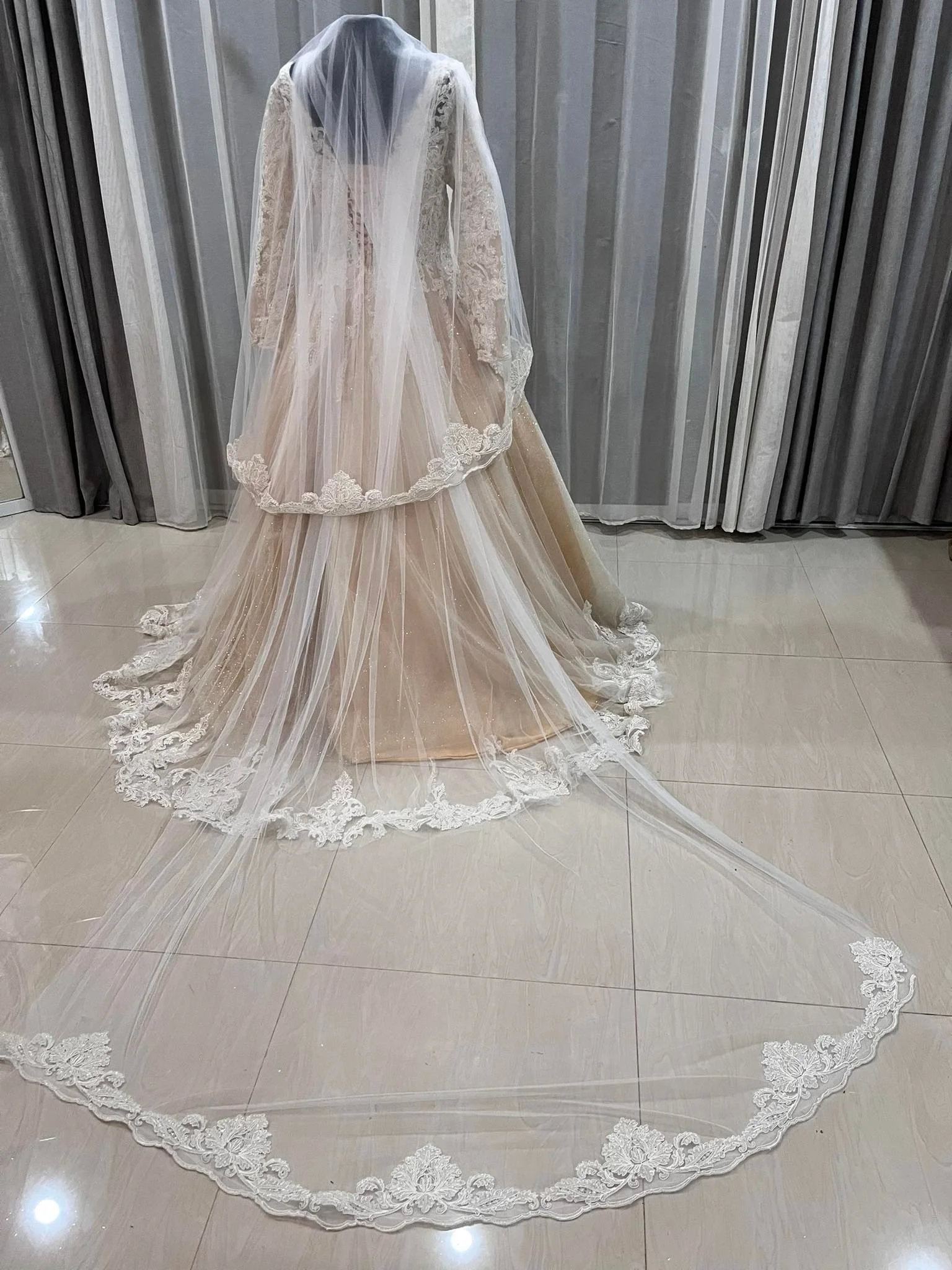 custom-maternity-wedding-dress-australia-gold-lace-ballgown-long-sleeve-cathedral-veil .jpg (19).jpg