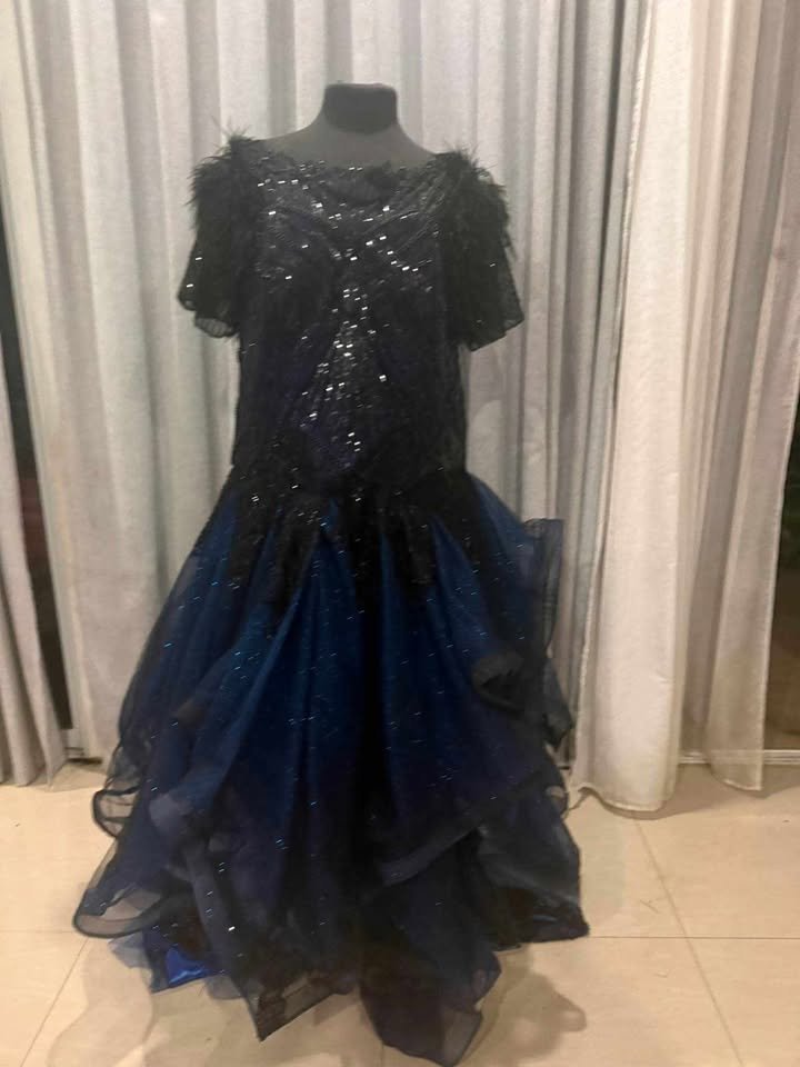 Custom Black & Royal Blue Gothic Wedding Dress Australia (18).jpg