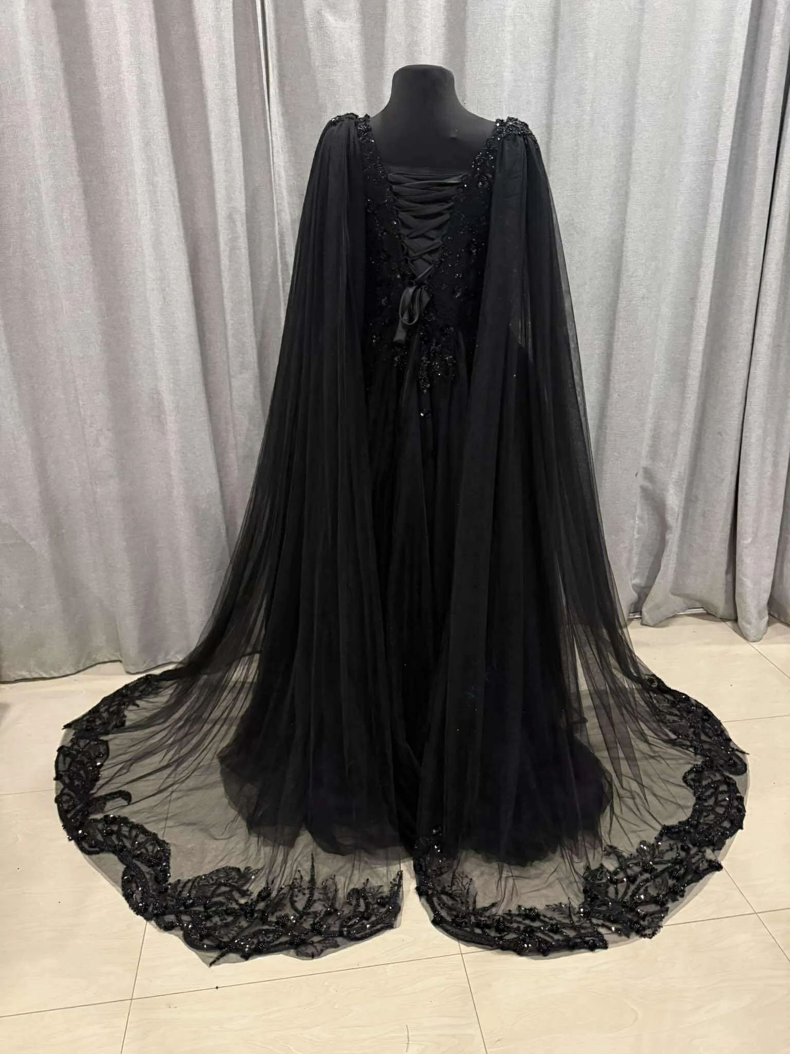 Tie Dye Purple and Black Wedding Dress (12).jpg