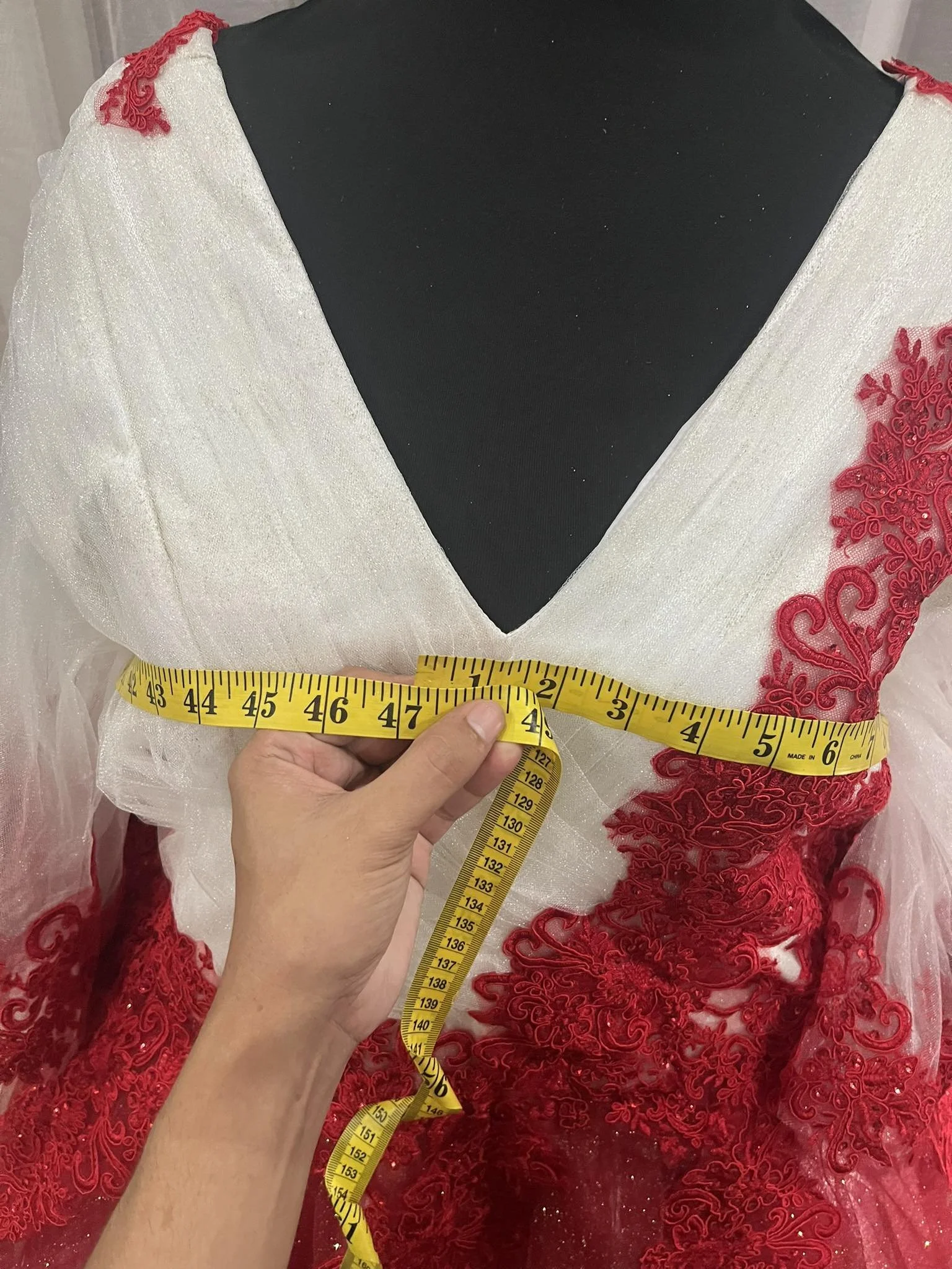 custom-plus-size-wedding-dress-australia-red-and-white-lace-ballgown-with-matching-veil (15).jpg