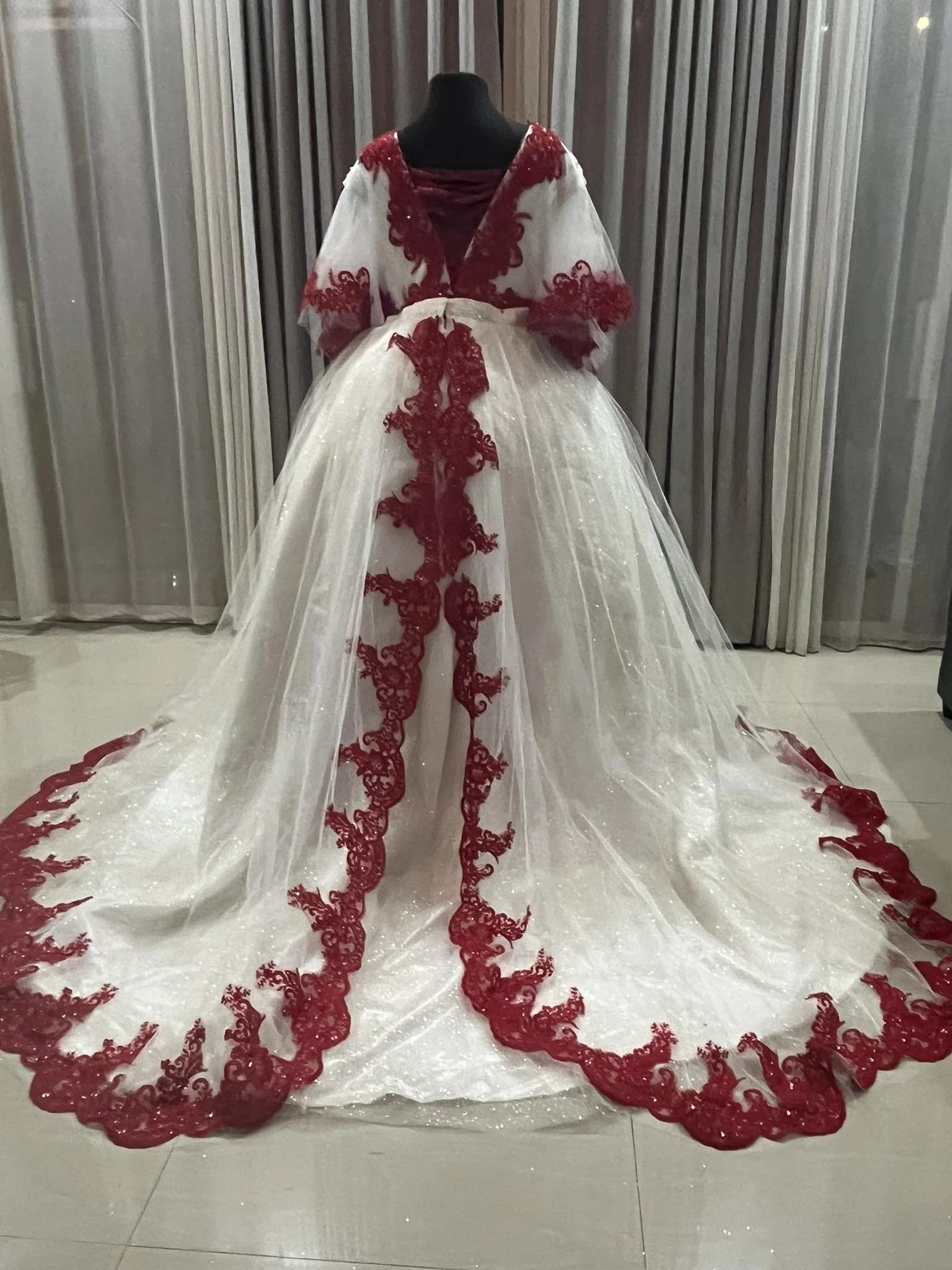 custom-plus-size-wedding-dress-australia-red-and-white-lace-ballgown-with-matching-veil (8).jpg