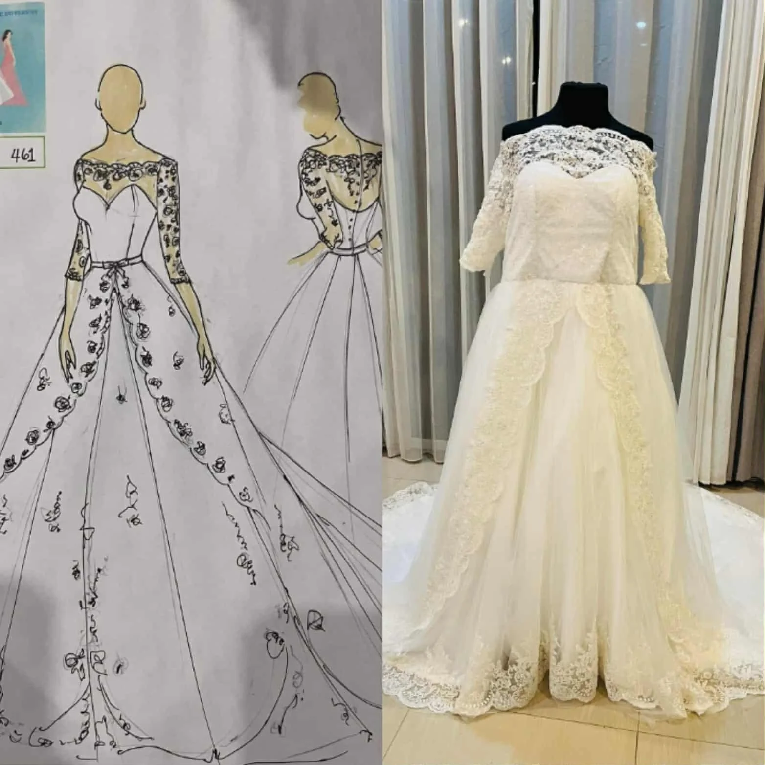 1950s Sleeved Wedding Dress (3).jpeg