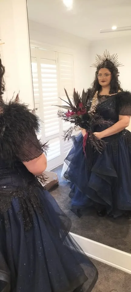 Custom Black & Royal Blue Gothic Wedding Dress Australia (28).jpg