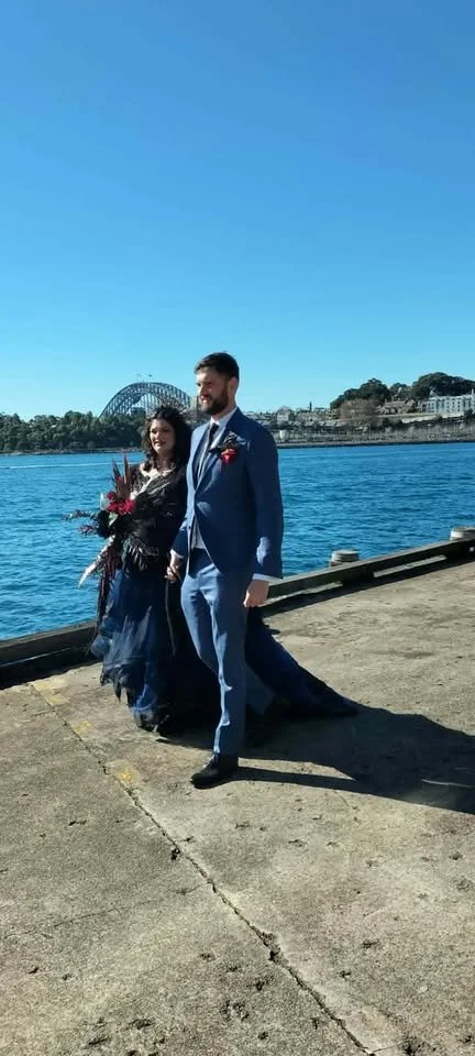 Custom Black & Royal Blue Gothic Wedding Dress Australia (25).jpg