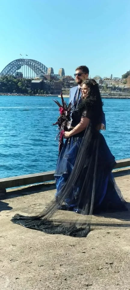 Custom Black & Royal Blue Gothic Wedding Dress Australia (26).jpg