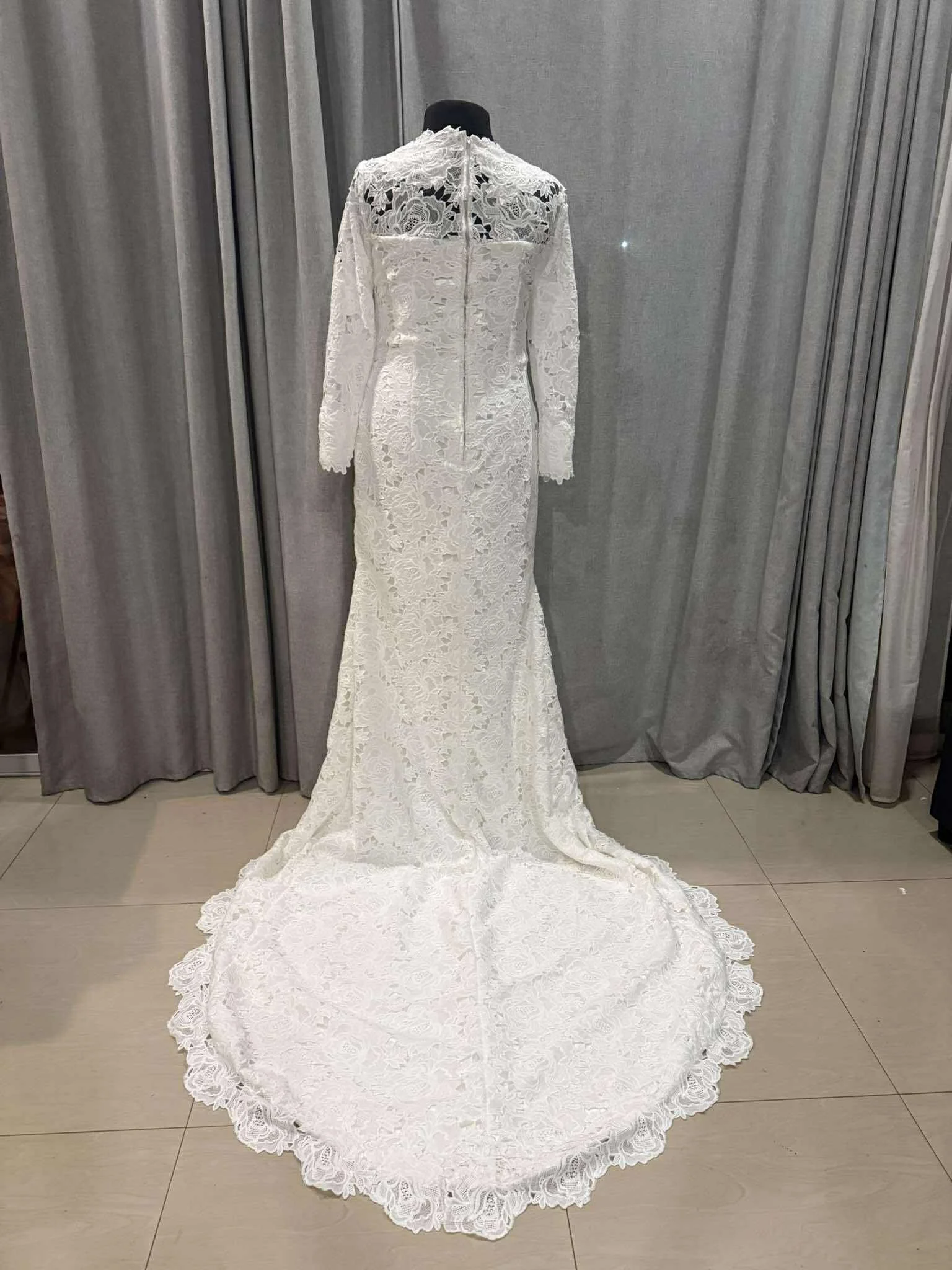 Lace Wedding Dress with Split (7).jpg