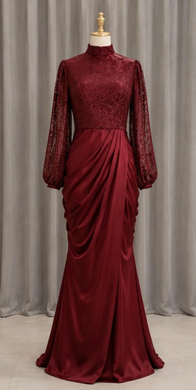 ✅ custom-mother-of-honour-dress-australia-burgundy-lace-high-neck-draped-skirt (13).jpg