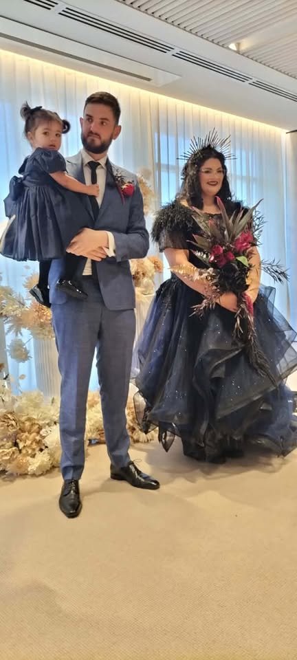 Custom Black & Royal Blue Gothic Wedding Dress Australia (27).jpg