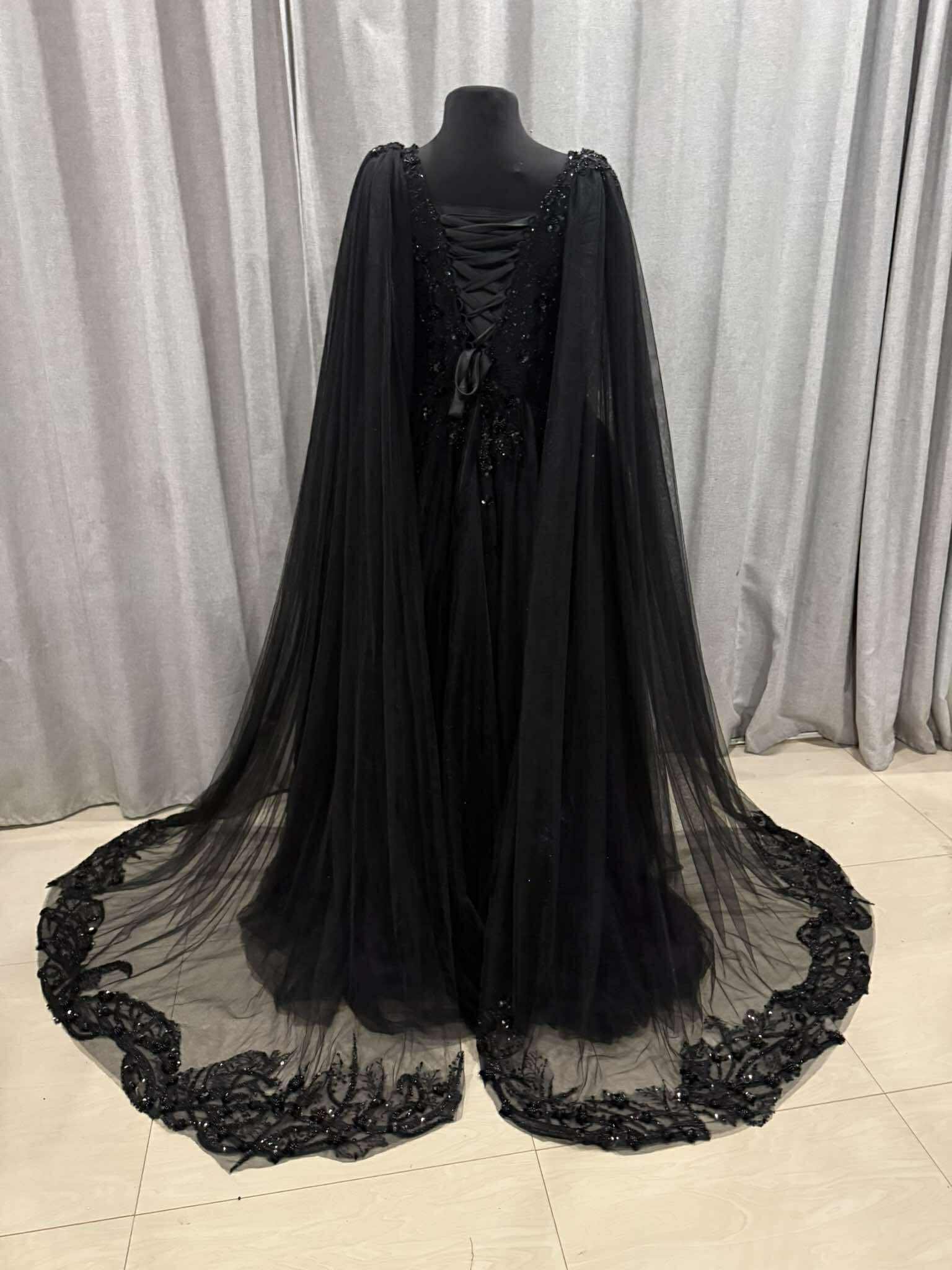 Tie Dye Purple and Black Wedding Dress (15).jpg