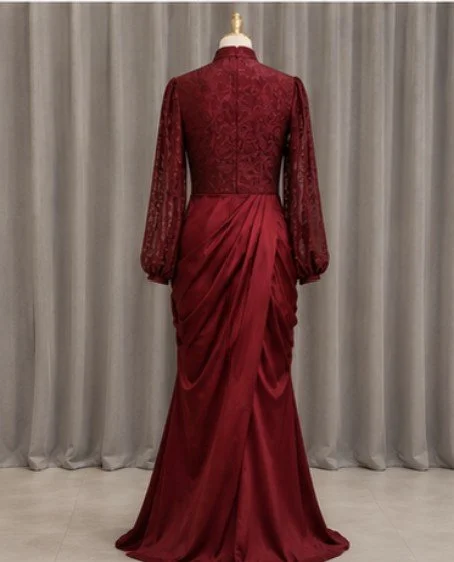 ✅ custom-mother-of-honour-dress-australia-burgundy-lace-high-neck-draped-skirt (17).jpg