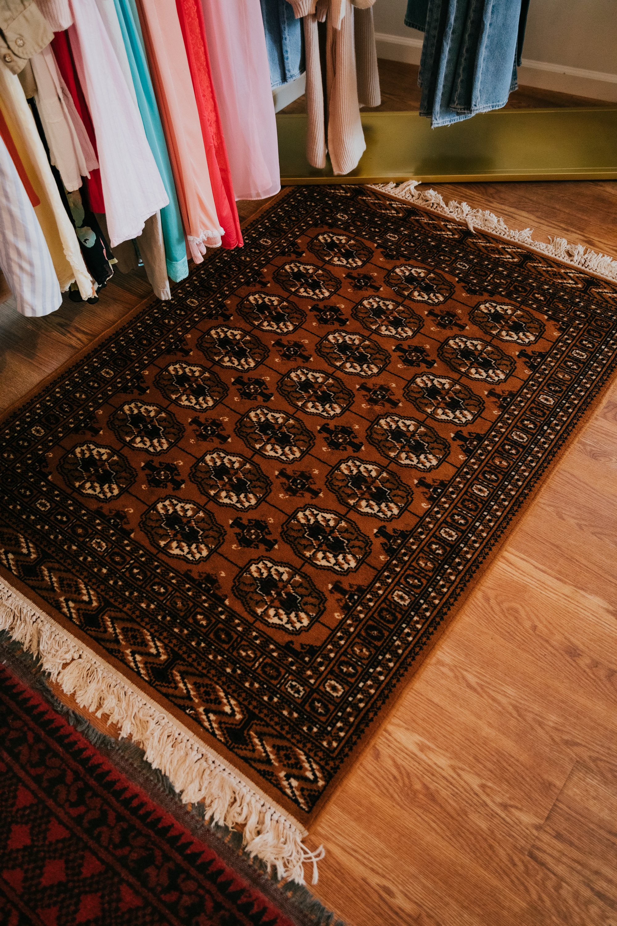 Brown Vintage Rug