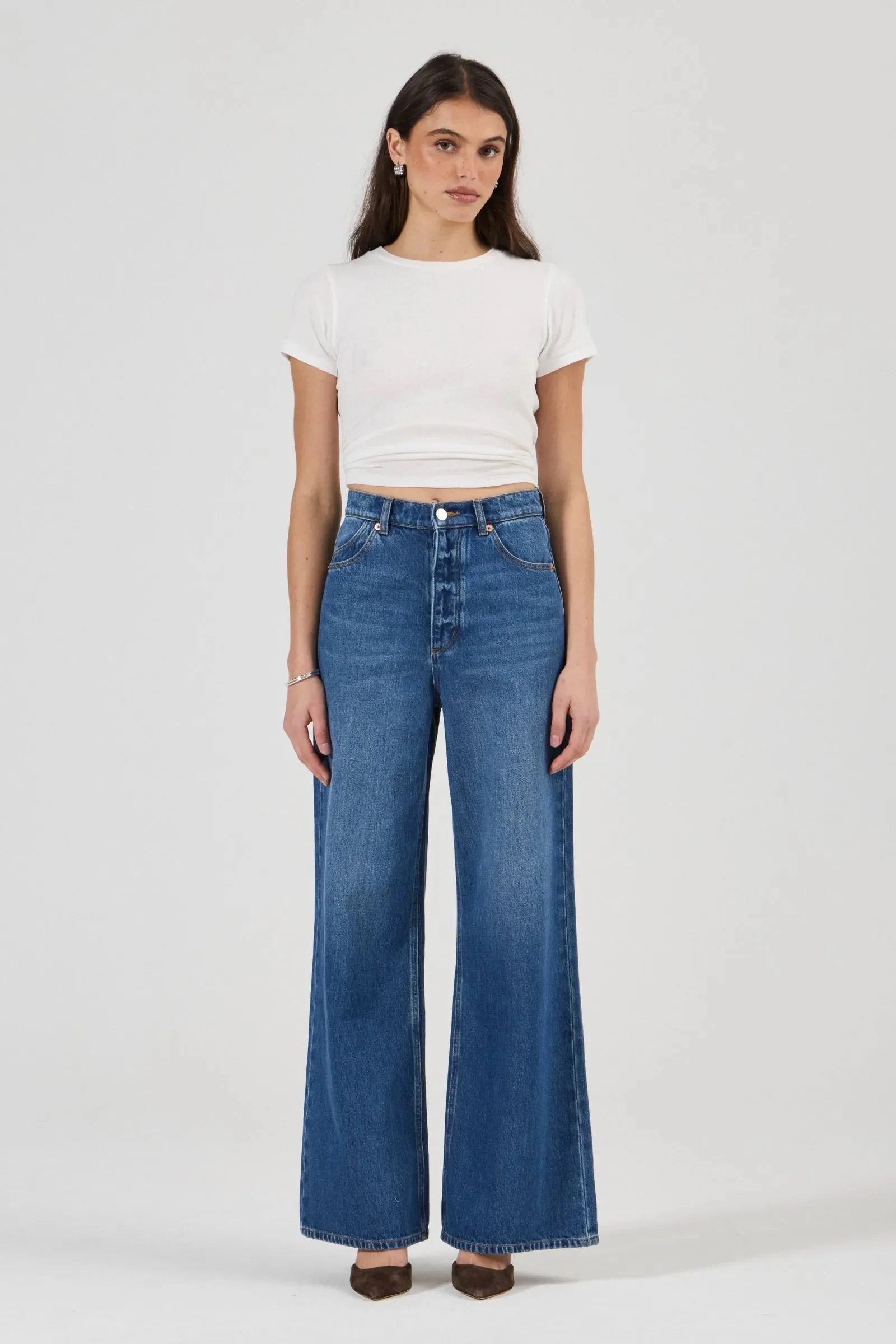 Rollas Relaxed 100% Cotton Sailor Jeans Long