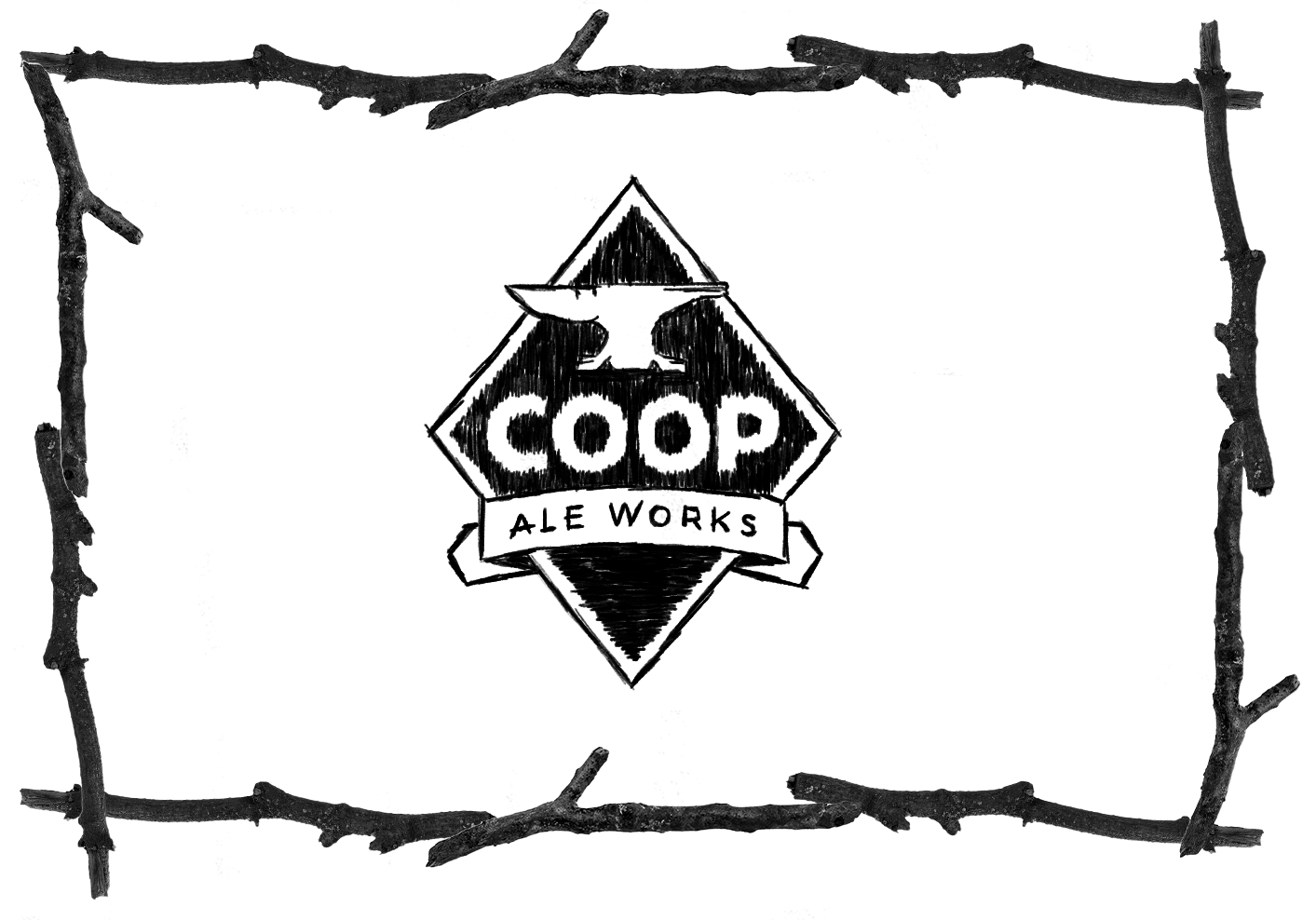 Stylized rustic cover card for a project case study