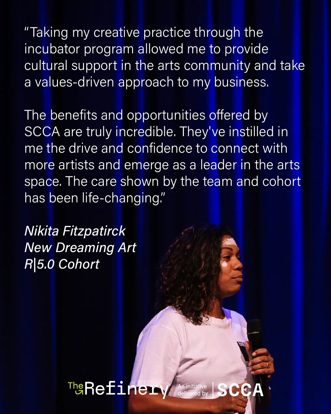 The powerhouse Nikita Fitzpatrick reflects on her journey through last year's R|5.0. 

Find her work @new_dreaming_art 

⭐️ R|6.0 is an intense 10 week program designed to build participants&rsquo; capacity to grow their practice, gain visibility, un