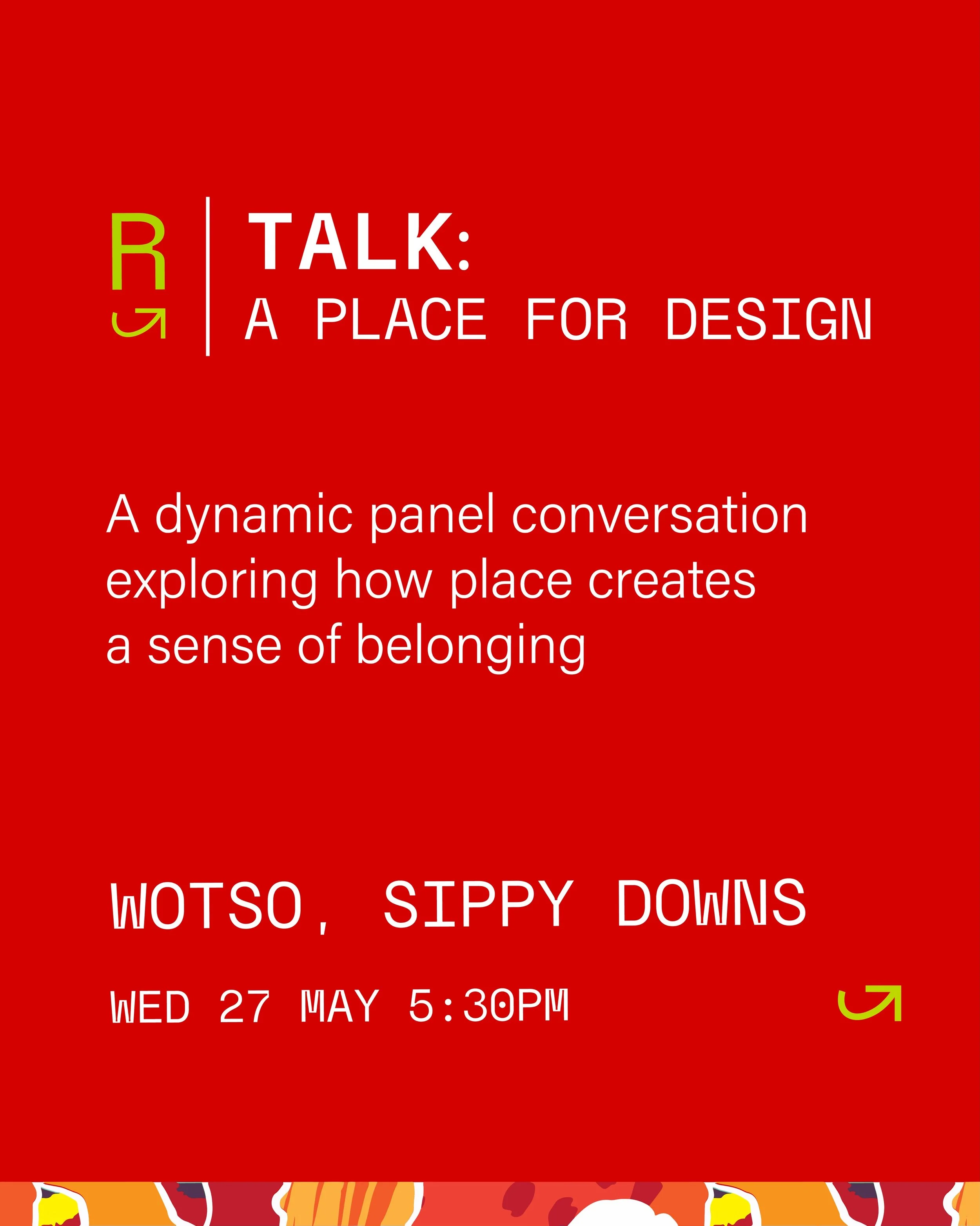 Join us for our next R|Talk: A Place for Design exploring how spaces create a sense of belonging and how connection is actively shaped through design and realised in the fabric of a place. 

📆 Wed 27 May
🕚 6pm
📍 WOTSO, Sippy Downs
🎫 $15 SCCA, DIA