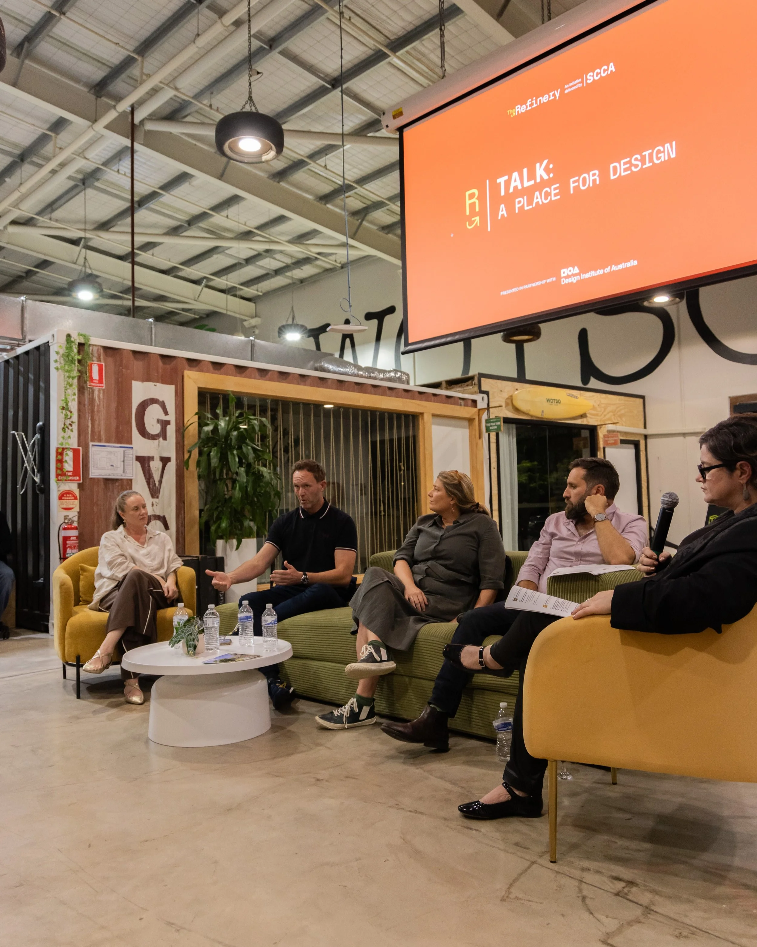 Our recent R|Talk: A Place for Design, in collaboration with @design_institute_au brought together a panel of design specialists to explore how spaces create a sense of belonging and connection, and how the fabric of a place is actively shaped throug