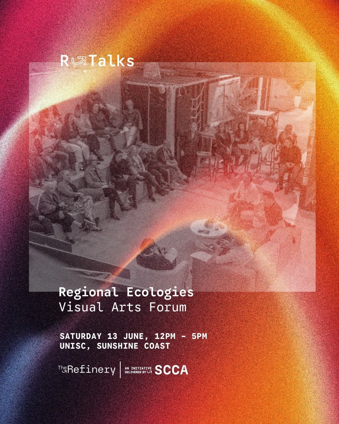 Join us next weekend for R|Talks: Regional Ecologies &ndash; Visual Arts Forum.
This forum brings together artists, arts workers, and visual arts organisations from across regional Queensland to explore new ways of working collaboratively.
&nbsp;
Thr