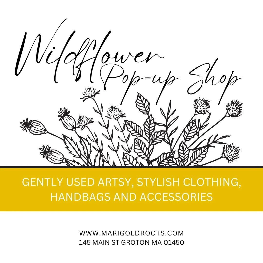 Introducing an April pop-up @ marigold studio: Wildflower. Opening day Friday April 12, 12-8. Check my website and Instagram for other dates through the month.  Can't wait to see you and the treasures you'll find to add to your closet.

#womanownedbu