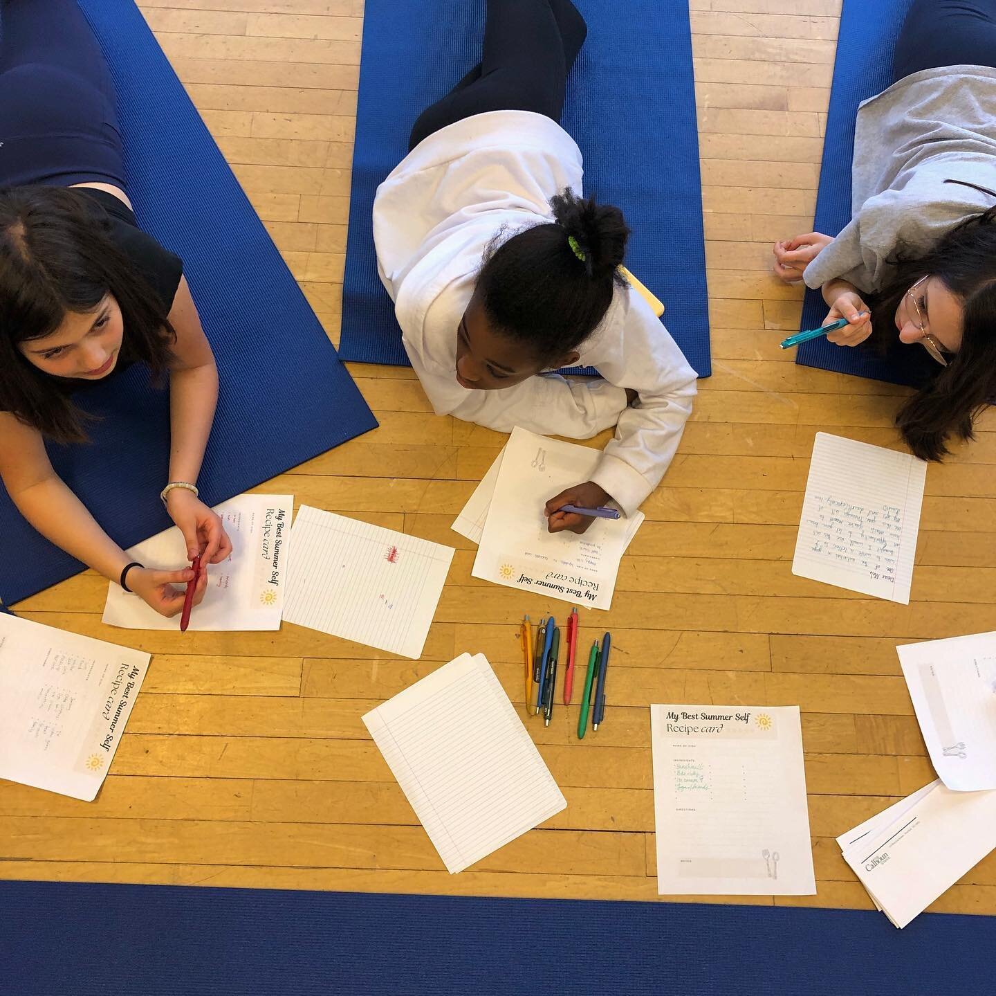 This sunshine has us ready for summer! We made our Best Summer Self Recipes and they&rsquo;re looking delicious ☀️🏖️🍦 #mindfulwriting #bestself #summervibes