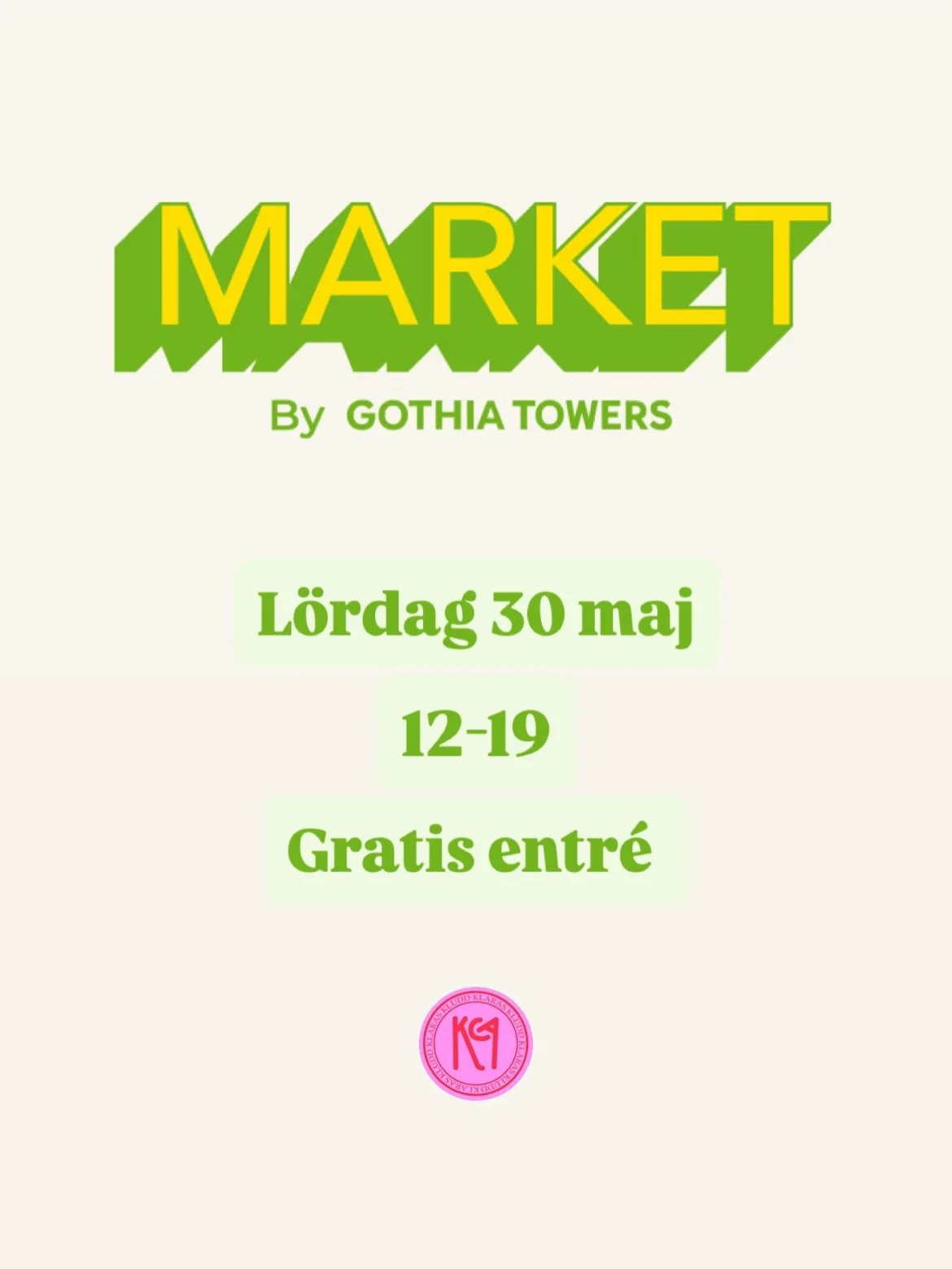 P&aring; l&ouml;rdag hittar ni mig p&aring; Market by Gothia Towers! ✨

Jag tar med mig massor av f&auml;rg: mina nya glasunderl&auml;gg, brickor, posters i alla motiv, kort, kylsk&aring;psmagneter, stora &amp; sm&aring; t&auml;ndsticksaskar och mini