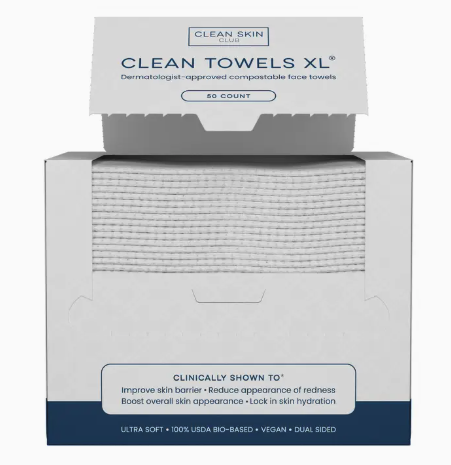 Clean Towels™ Xl, Disposable Face Towels, 50 Count