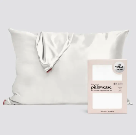Satin Pillowcase Standard - Ivory