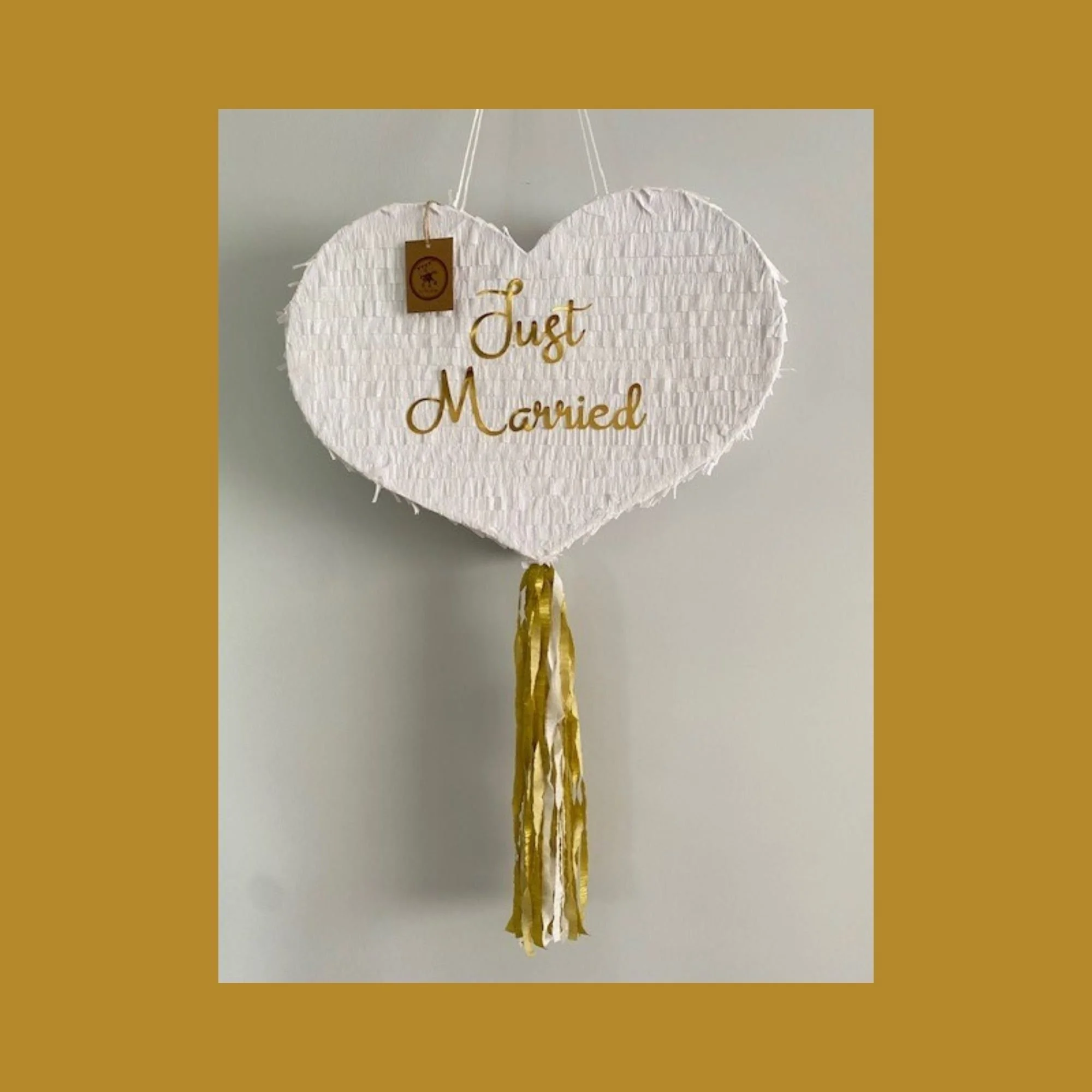 19 Inch Red Heart Pinata For Mother's Day Party Hanging Wedding Pinata...