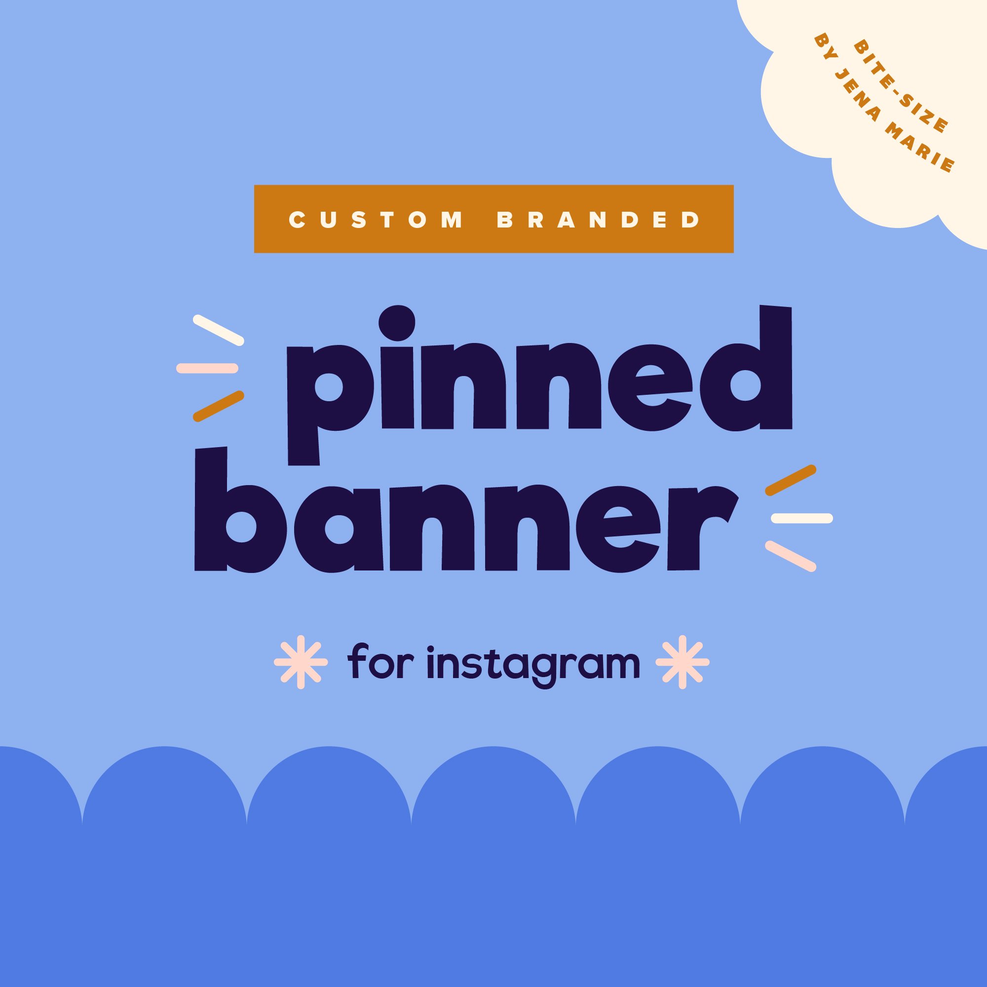 Custom Branded Pinned Banner for Instagram