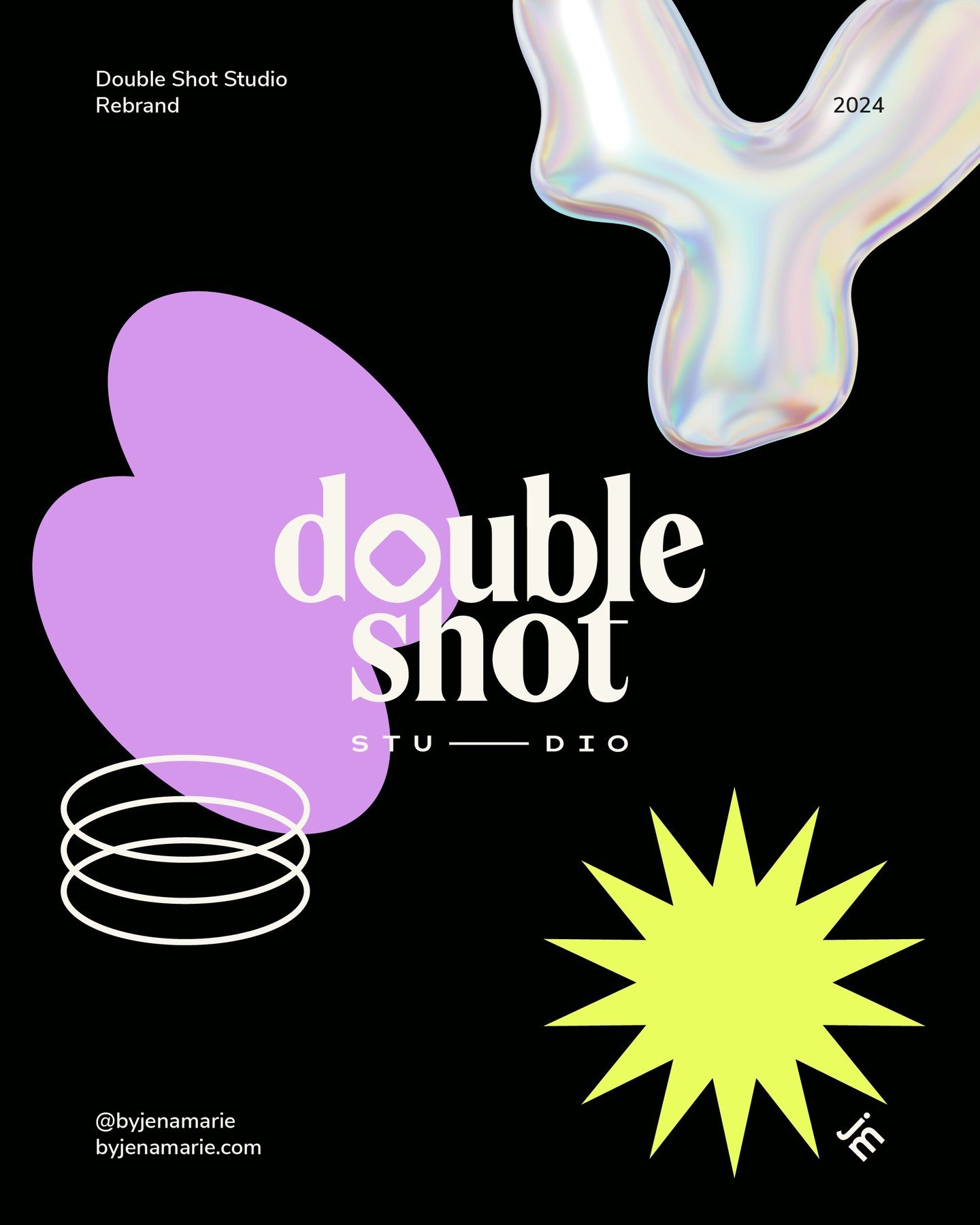 I loved working with Kaysi on her rebrand for @double.shot.studio⁠
⁠
Kaysi came to me with a really fun, unique vision, and it was so great to sink my creative teeth into. I love that I get to play in all kinds of different styles - saves me from reb