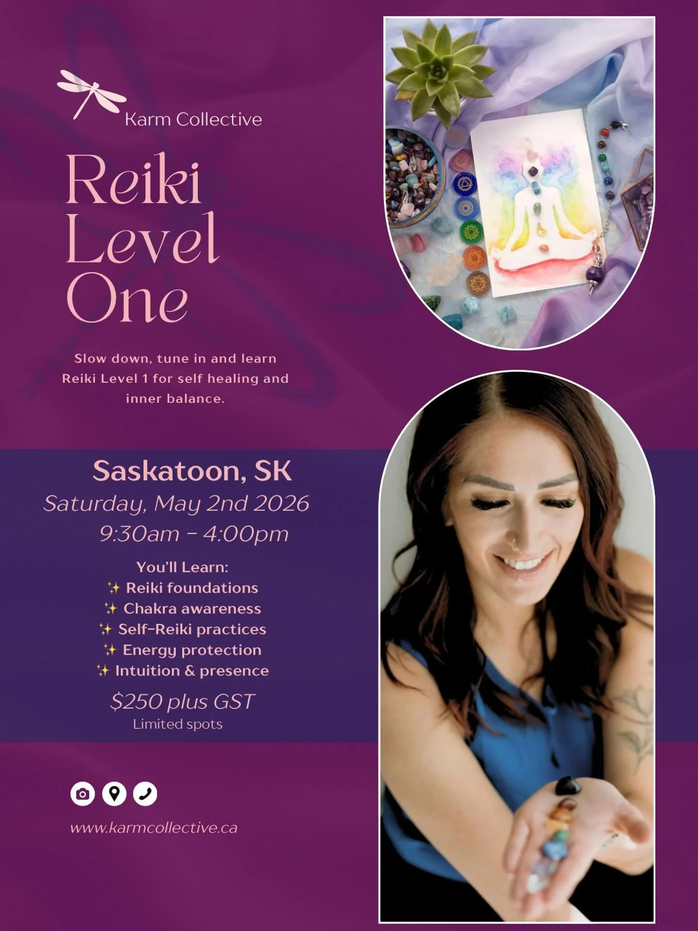 You don&rsquo;t need experience. You don&rsquo;t need to have it all figured out. You just need to feel the pull 🥰

Reiki Level One is a space where you come exactly as you are &mdash; whether you&rsquo;re overwhelmed, healing, curious, or just crav