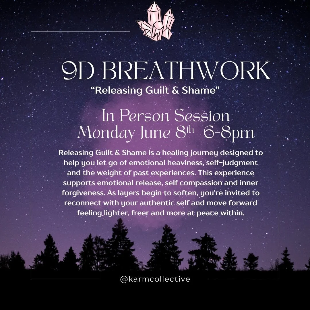 Tomorrow night. A few spots remain. ✨

If you&rsquo;ve been carrying guilt, shame, self doubt or emotional heaviness, this 9D Breathwork journey is an opportunity to release what no longer serves you and create space for something new.

Through the p