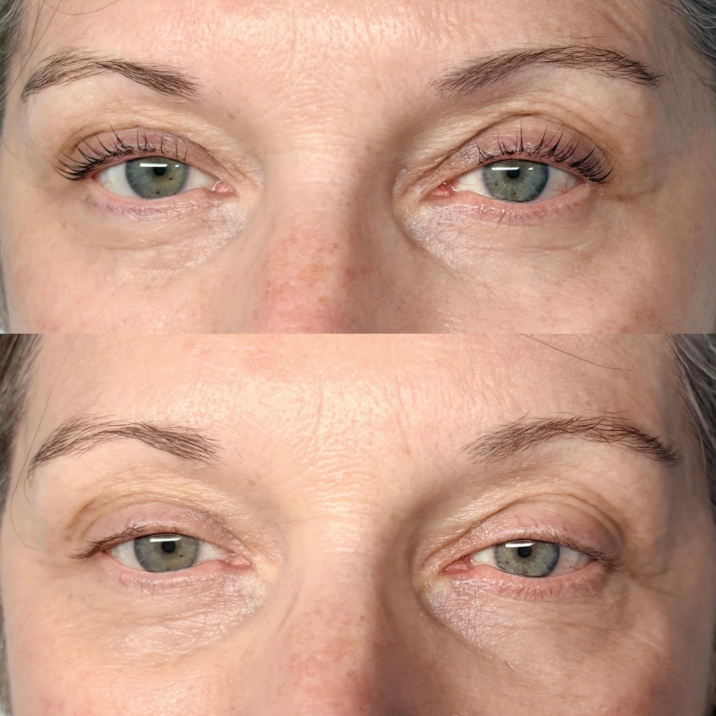 LASH LIFT + TINT 🤩

Look at the difference! 👀

A lash lift and tint is one of my favourite services for creating a brighter, more awake appearance while keeping everything natural. Notice how the lashes are lifted from the root, appear darker and f