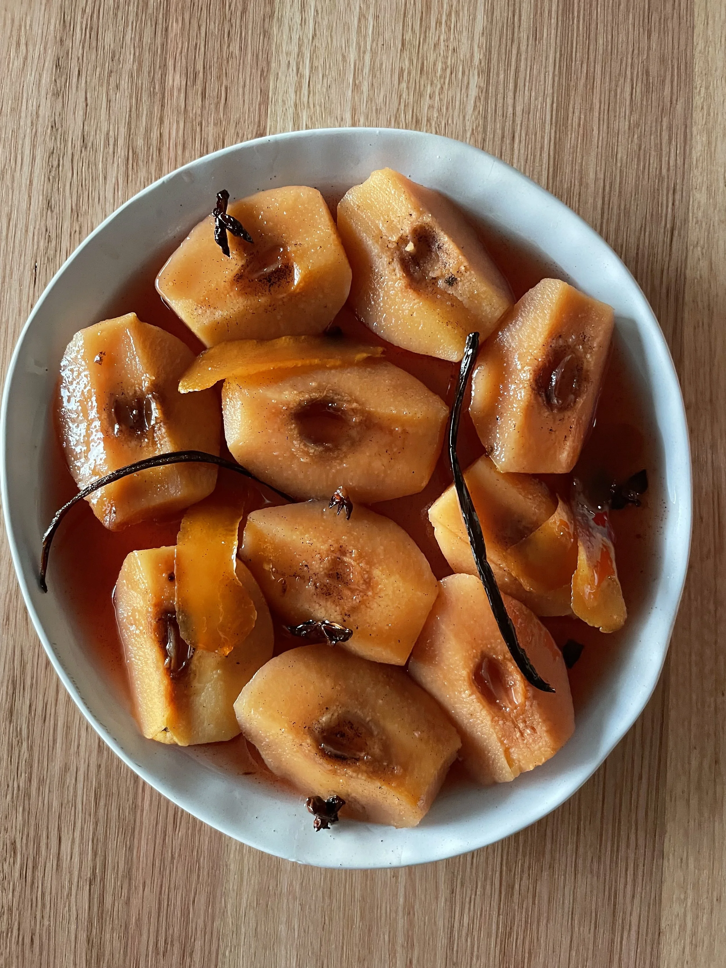 POACHED QUINCE