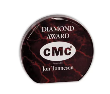 Circle Acrylic Custom Engraved Award